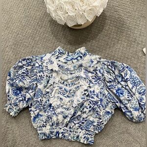 Hemant and Nandita Ruffle Top-Brand New!